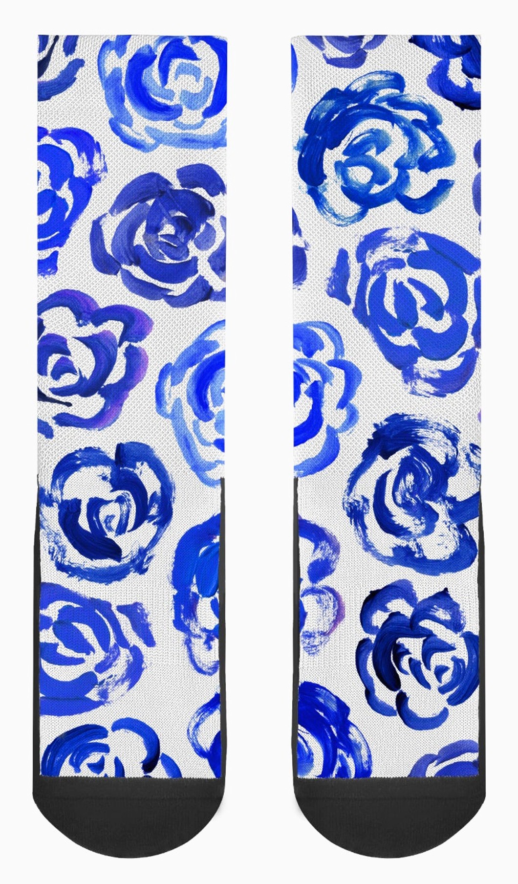 Blue flower socks Unisex dark&nbsp;blue flower blossom sports socks for women and men&nbsp;Cute art socks | High performance sports socks |&nbsp; Cool socks for guys | Unique socks for men | Best socks for sweaty feet | Moisture wicking socks for running | Cute workout socks for women | Sweat wicking gym socks | Anti-blister sports socks | Novelty running socks | Seamless toe athletic socks