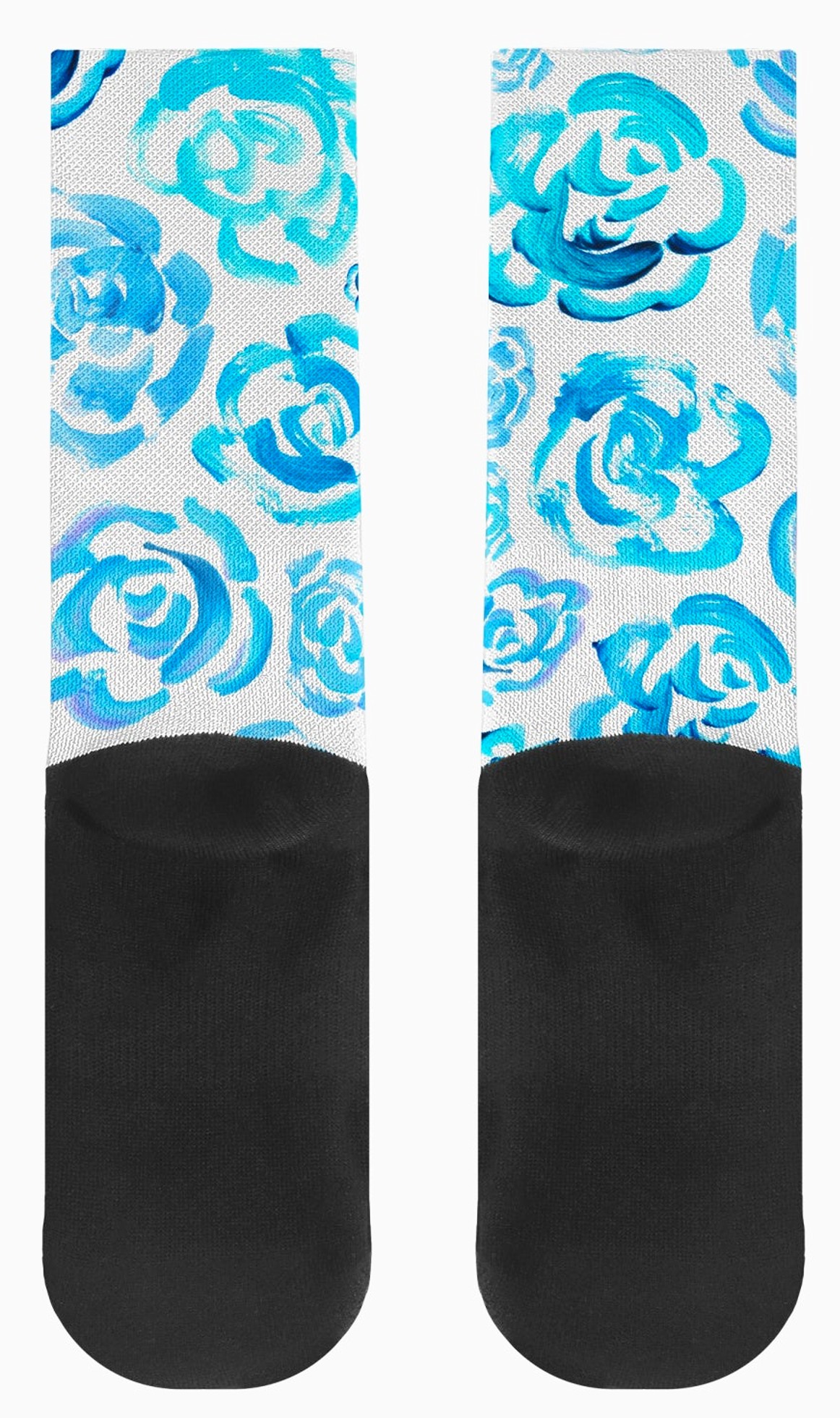Blue flower socks Unisex light&nbsp;blue flower blossom sports socks for women and men&nbsp;  Cute art socks | High performance sports socks |&nbsp; Cool socks for guys | Unique socks for men | Best socks for sweaty feet | Moisture wicking socks for running | Cute workout socks for women | Sweat wicking gym socks | Anti-blister sports socks | Novelty running socks | Seamless toe athletic socks