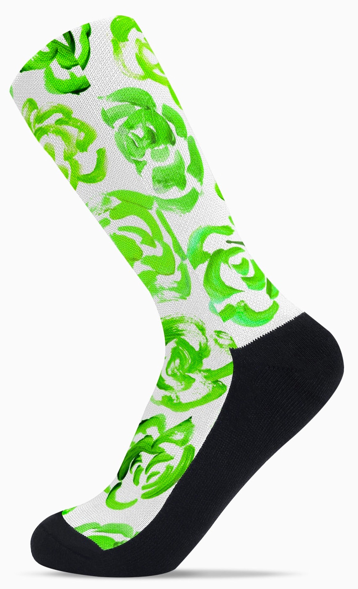 Green flower socks | Unisex light green flower blossom sports socks for women and men | Cute art socks | Cool socks for guys | Unique socks for men | Best socks for sweaty feet | Moisture wicking socks for running | Cute workout socks for women | Sweat wicking gym socks | High performance sports socks | Anti-blister sports socks | Novelty running socks | Seamless toe athletic socks