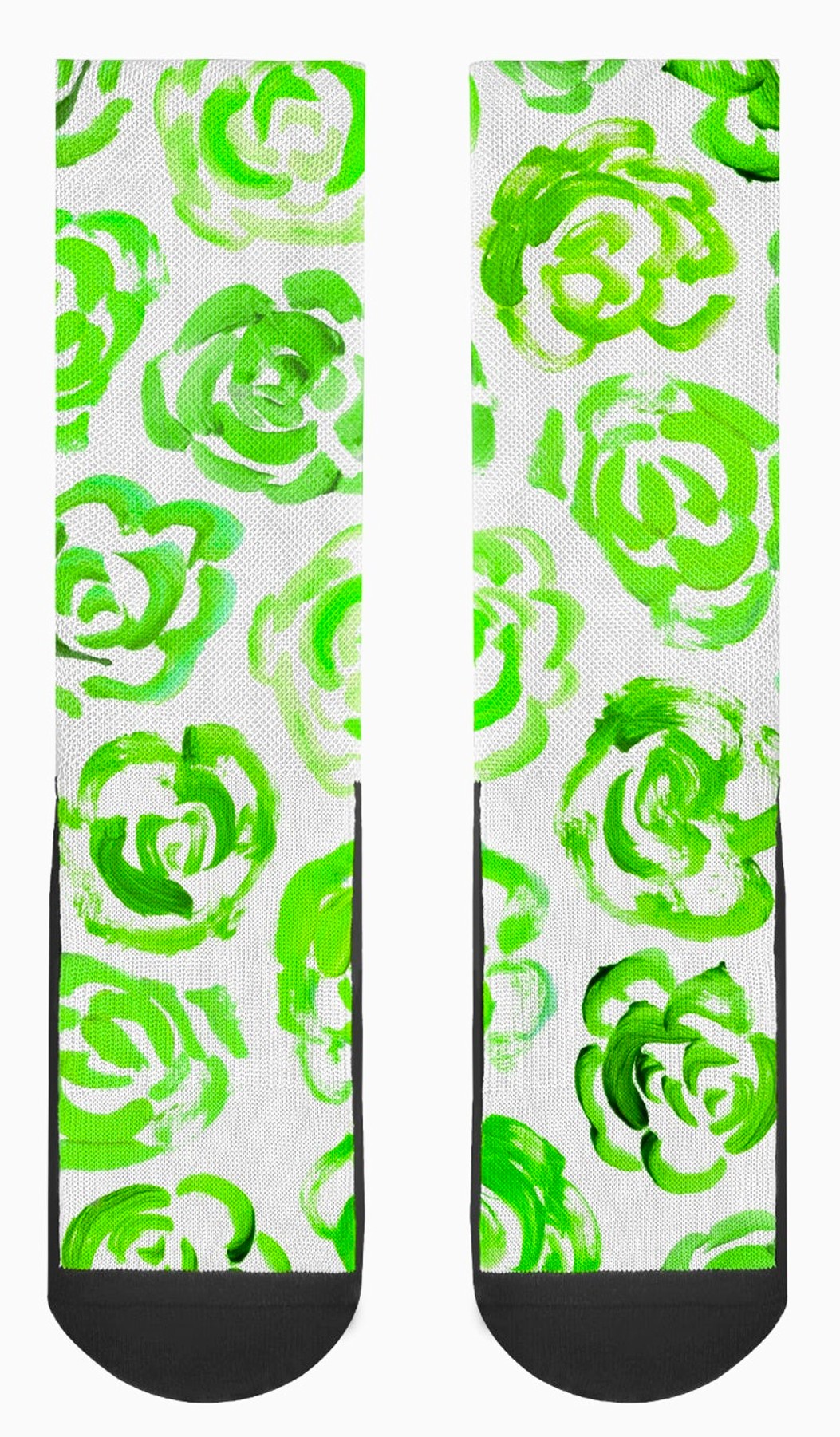 Green flower socks | Unisex light green flower blossom sports socks for women and men | Cute art socks | Cool socks for guys | Unique socks for men | Best socks for sweaty feet | Moisture wicking socks for running | Cute workout socks for women | Sweat wicking gym socks | High performance sports socks | Anti-blister sports socks | Novelty running socks | Seamless toe athletic socks