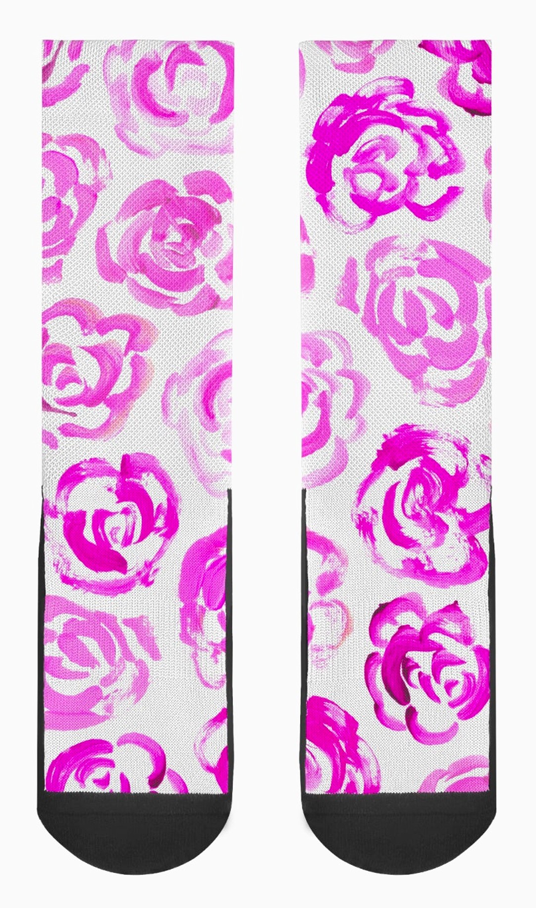 Pink flower socks | Unisex light&nbsp;pink flower blossom sports socks for women and men&nbsp;| Cute art socks | High performance sports socks |&nbsp; Cool socks for guys | Unique socks for men | Best socks for sweaty feet | Moisture wicking socks for running | Cute workout socks for women | Sweat wicking gym socks | Anti-blister sports socks | Novelty running socks | Seamless toe athletic socks