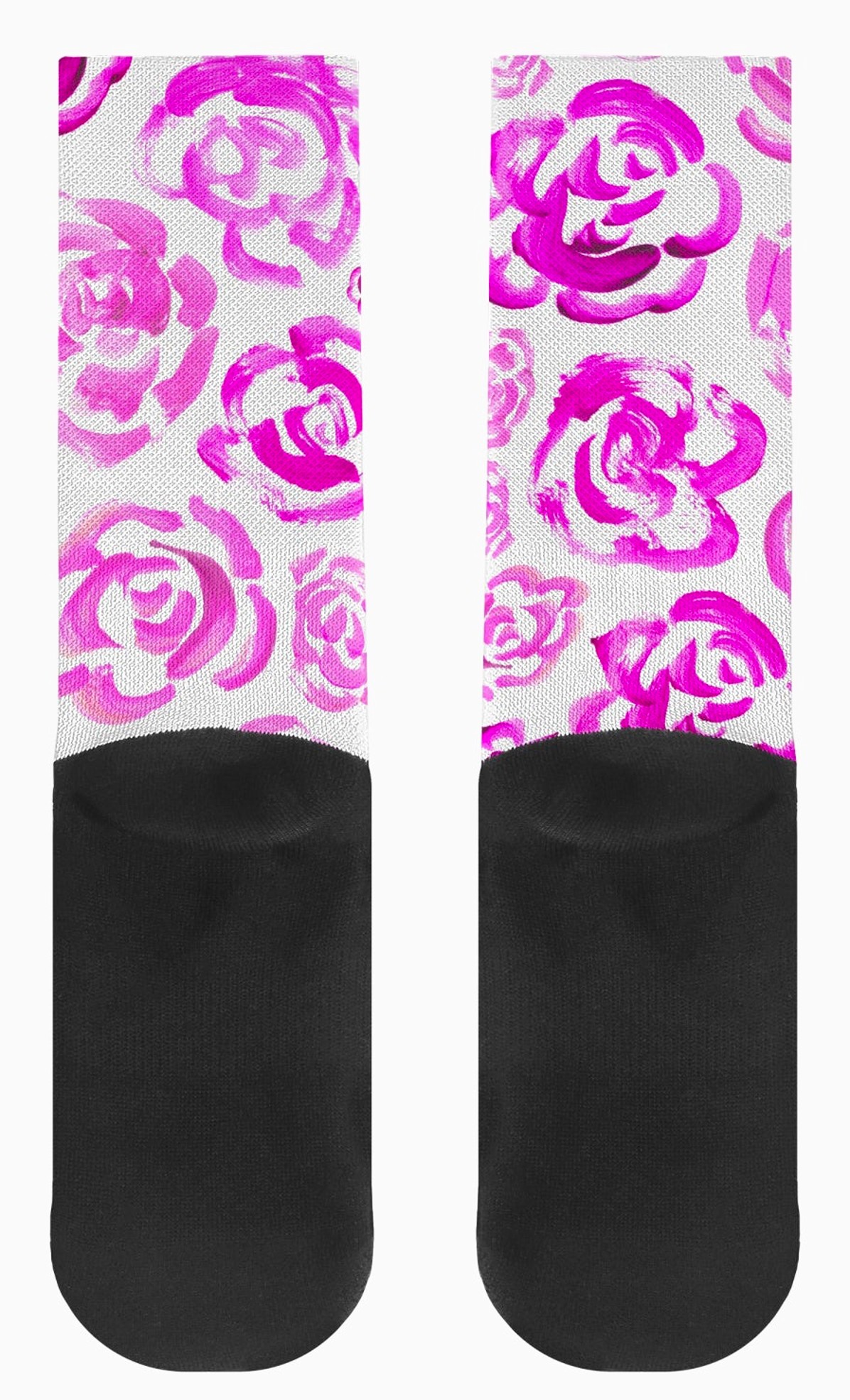 Pink flower socks | Unisex light&nbsp;pink flower blossom sports socks for women and men&nbsp;| Cute art socks | High performance sports socks |&nbsp; Cool socks for guys | Unique socks for men | Best socks for sweaty feet | Moisture wicking socks for running | Cute workout socks for women | Sweat wicking gym socks | Anti-blister sports socks | Novelty running socks | Seamless toe athletic socks