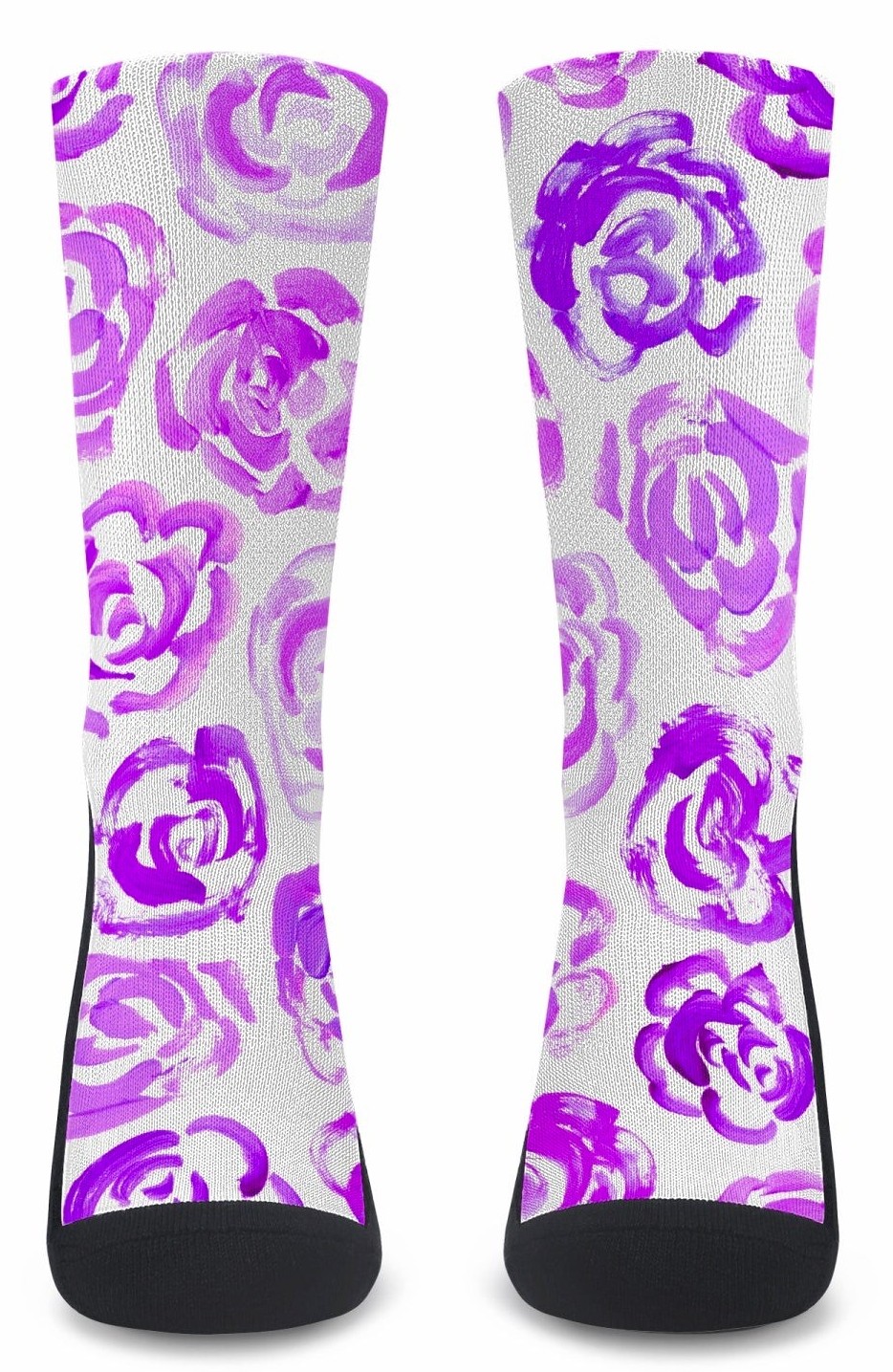 Purple flower socks | Unisex light purple flower blossom sports socks for women and men | Cute art socks | High performance sports socks | Cool socks for guys | Unique socks for men | Best socks for sweaty feet | Moisture wicking socks for running | Cute workout socks for women | Sweat wicking gym socks | Anti-blister sports socks | Novelty running socks | Seamless toe athletic socks