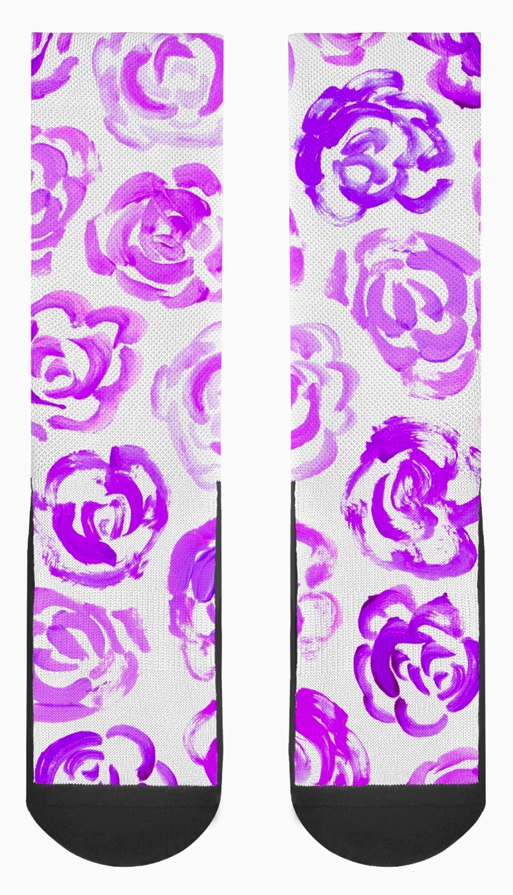 Purple flower socks | Unisex light purple flower blossom sports socks for women and men | Cute art socks | High performance sports socks | Cool socks for guys | Unique socks for men | Best socks for sweaty feet | Moisture wicking socks for running | Cute workout socks for women | Sweat wicking gym socks | Anti-blister sports socks | Novelty running socks | Seamless toe athletic socks