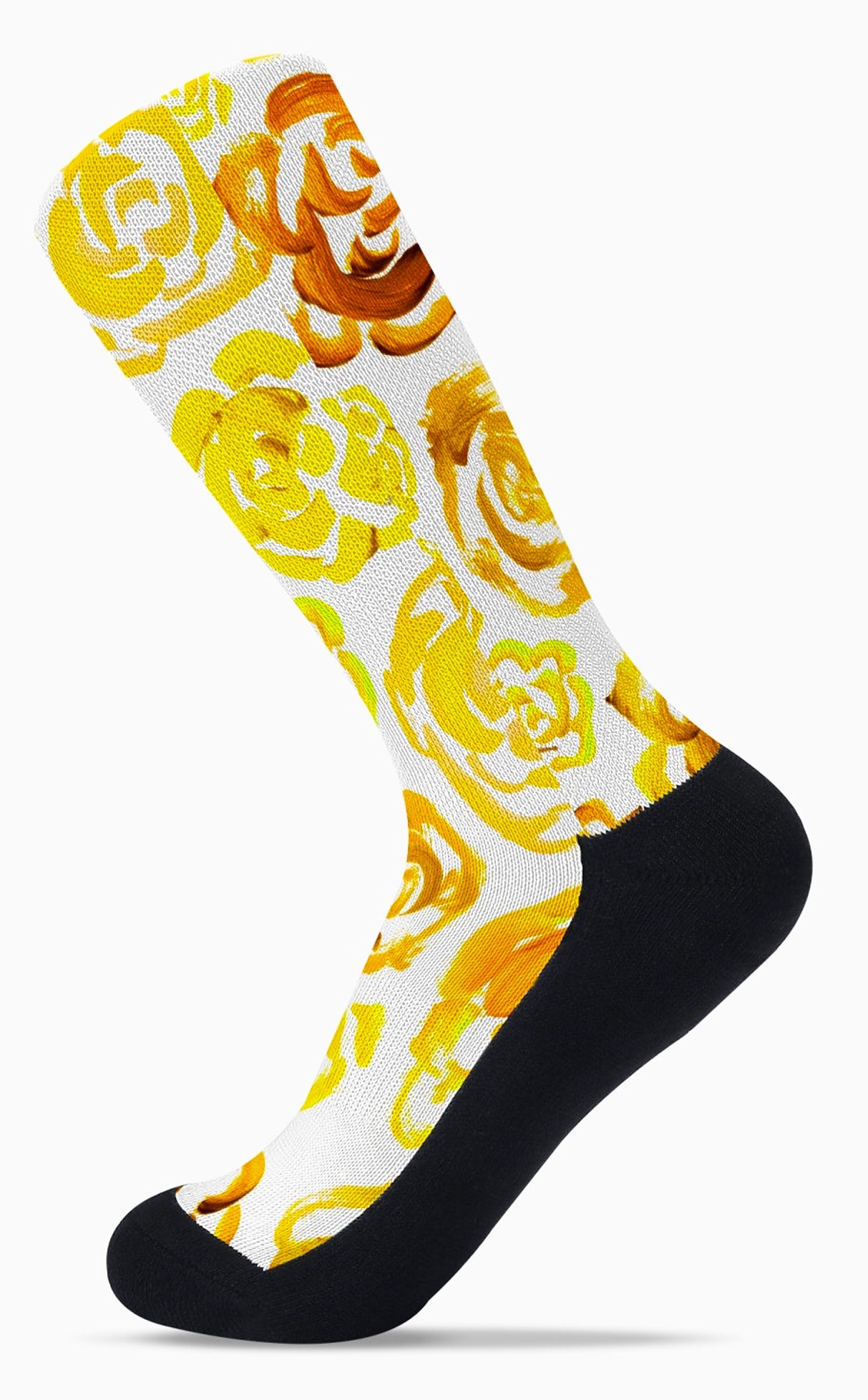 Yellow flower socks | Unisex yellow flower blossom sports socks for women and men | Cute art socks | Cool socks for guys | Unique socks for men | Best socks for sweaty feet | Moisture wicking socks for running | Cute workout socks for women | Sweat wicking gym socks | High performance sports socks | Anti-blister sports socks | Novelty running socks | Seamless toe athletic socks