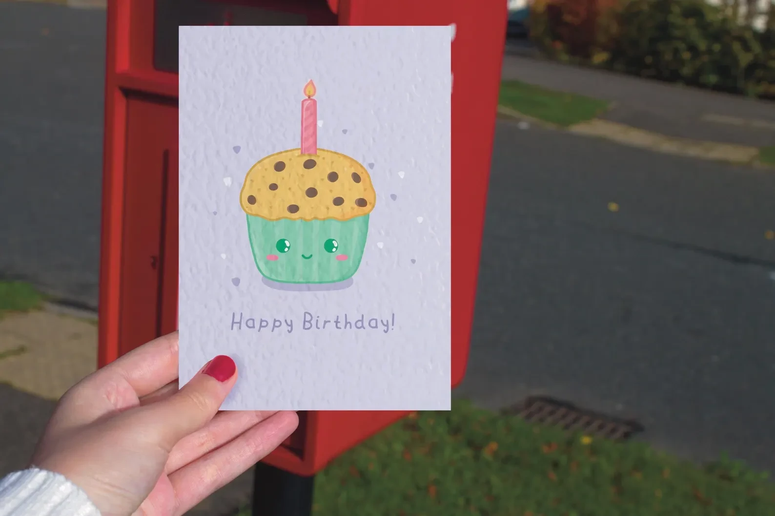 Muffin birthday card