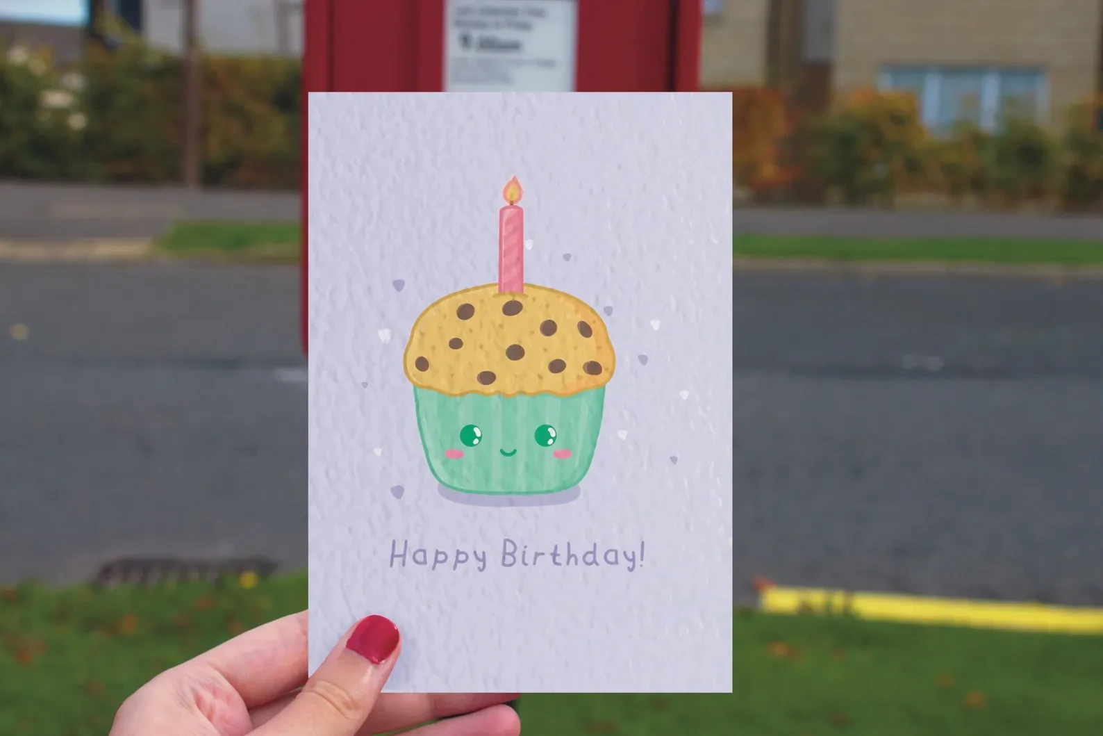 Muffin birthday card