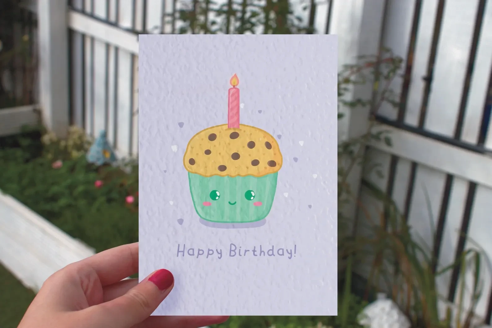 Muffin birthday card