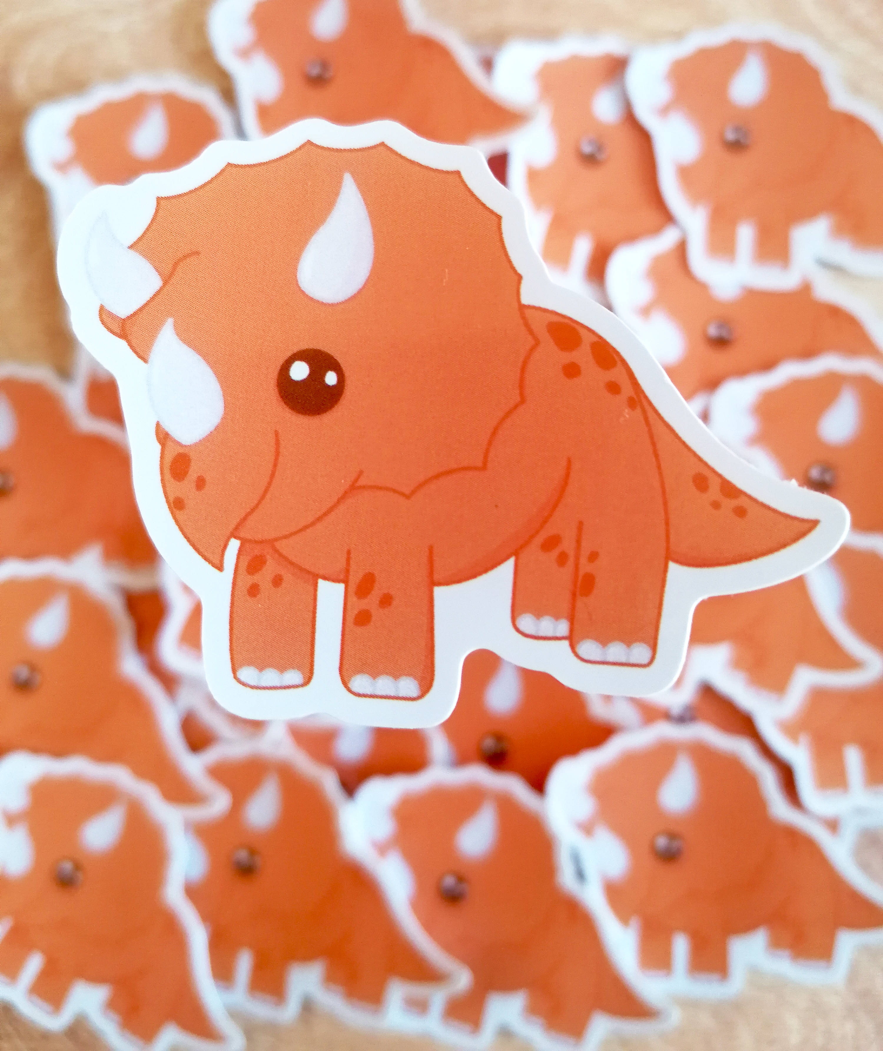 Triceratops Dinosaur Sticker
