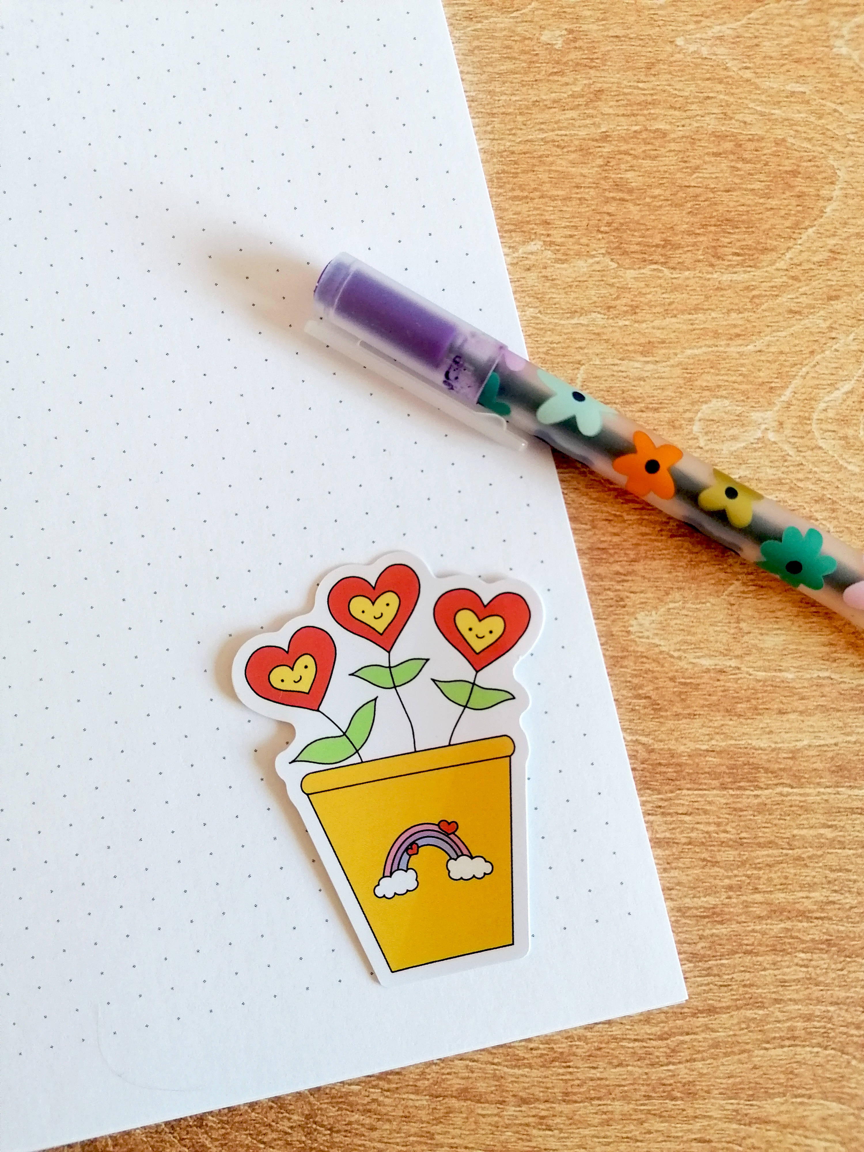 Girly Flower Sticker