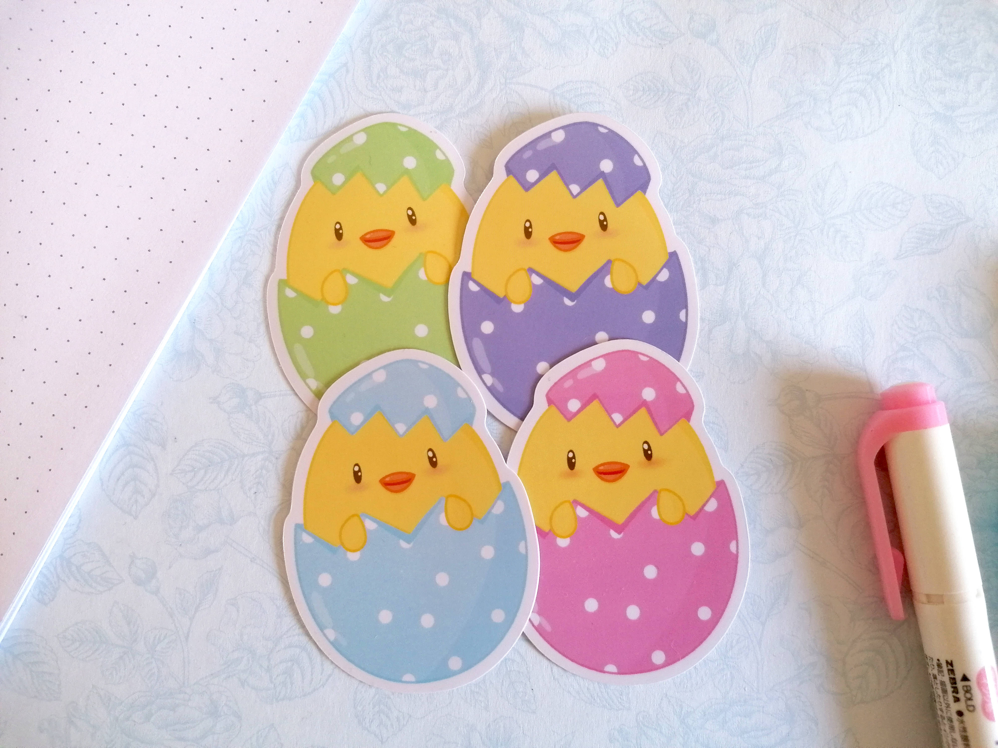 Easter Chicks stickers