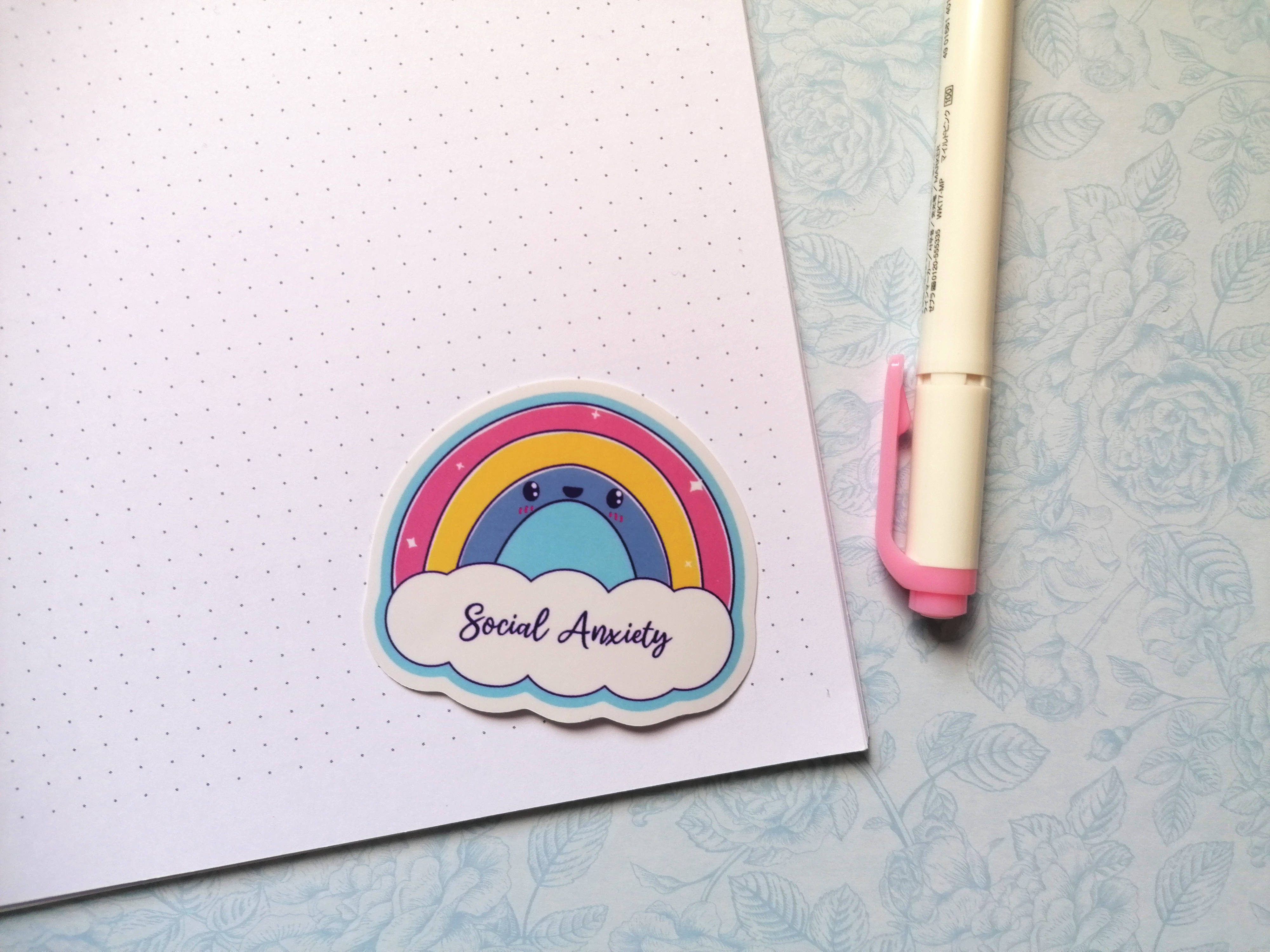 Social Anxiety Sticker
