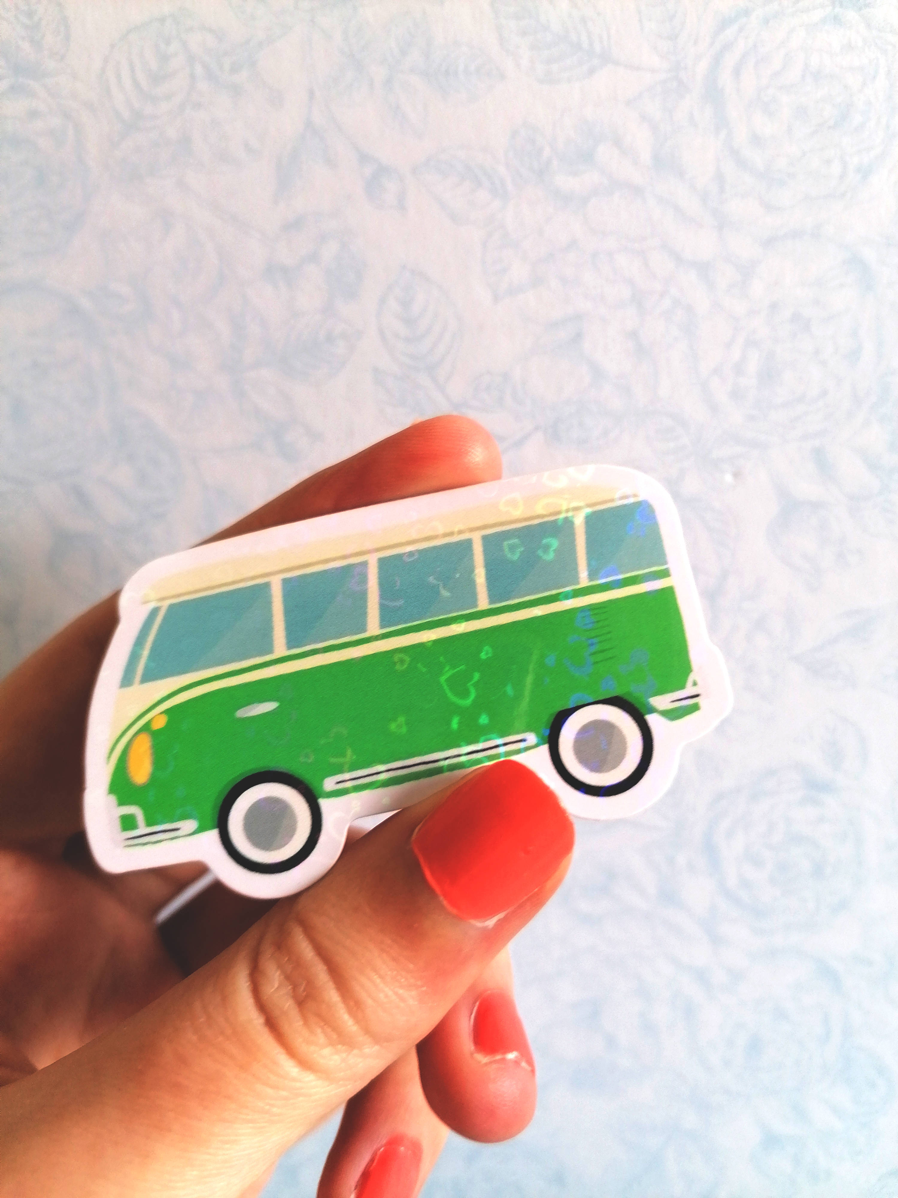 HOLOGRAPHIC Camper Van Sticker pack