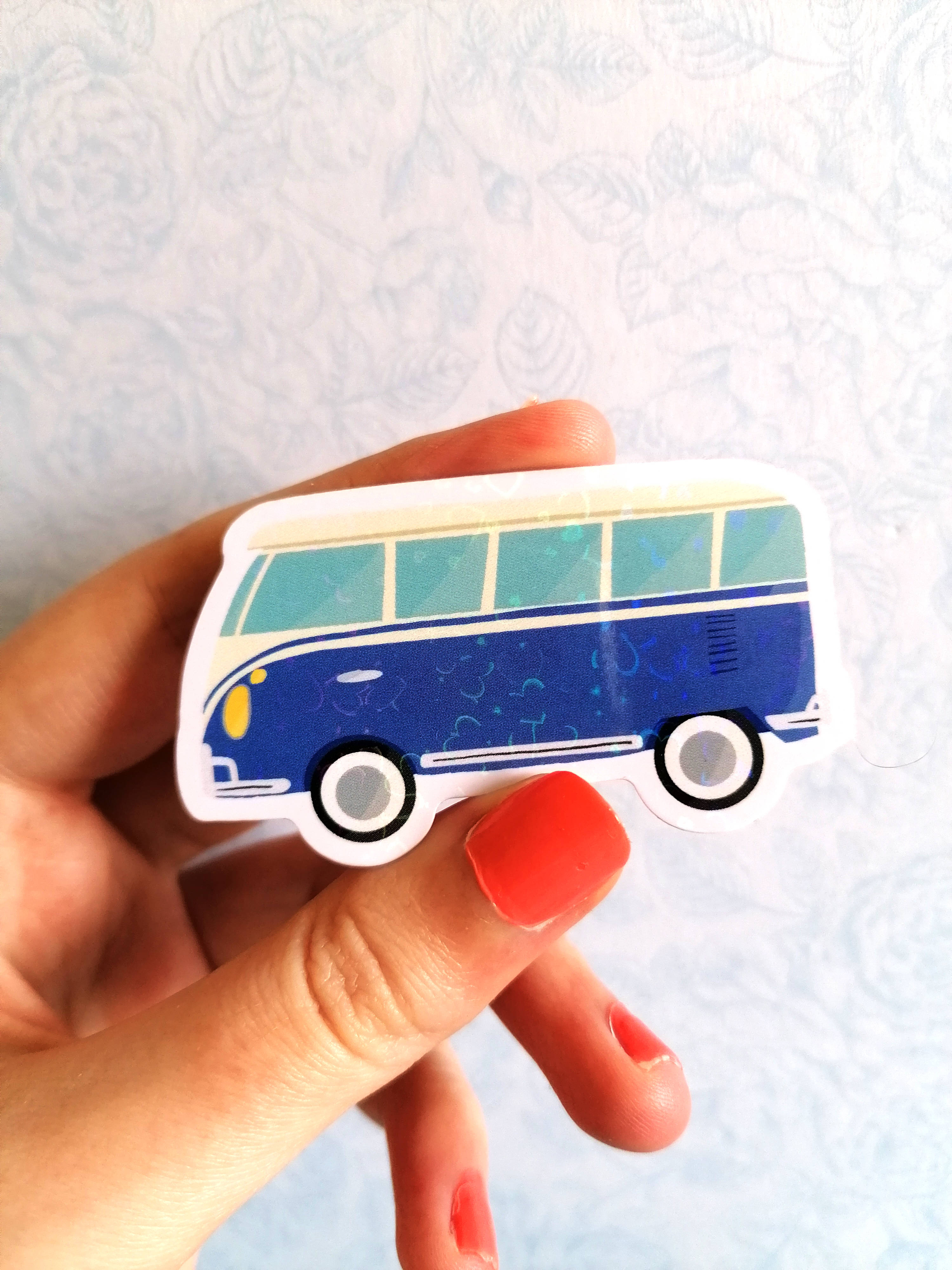 HOLOGRAPHIC Camper Van Sticker pack