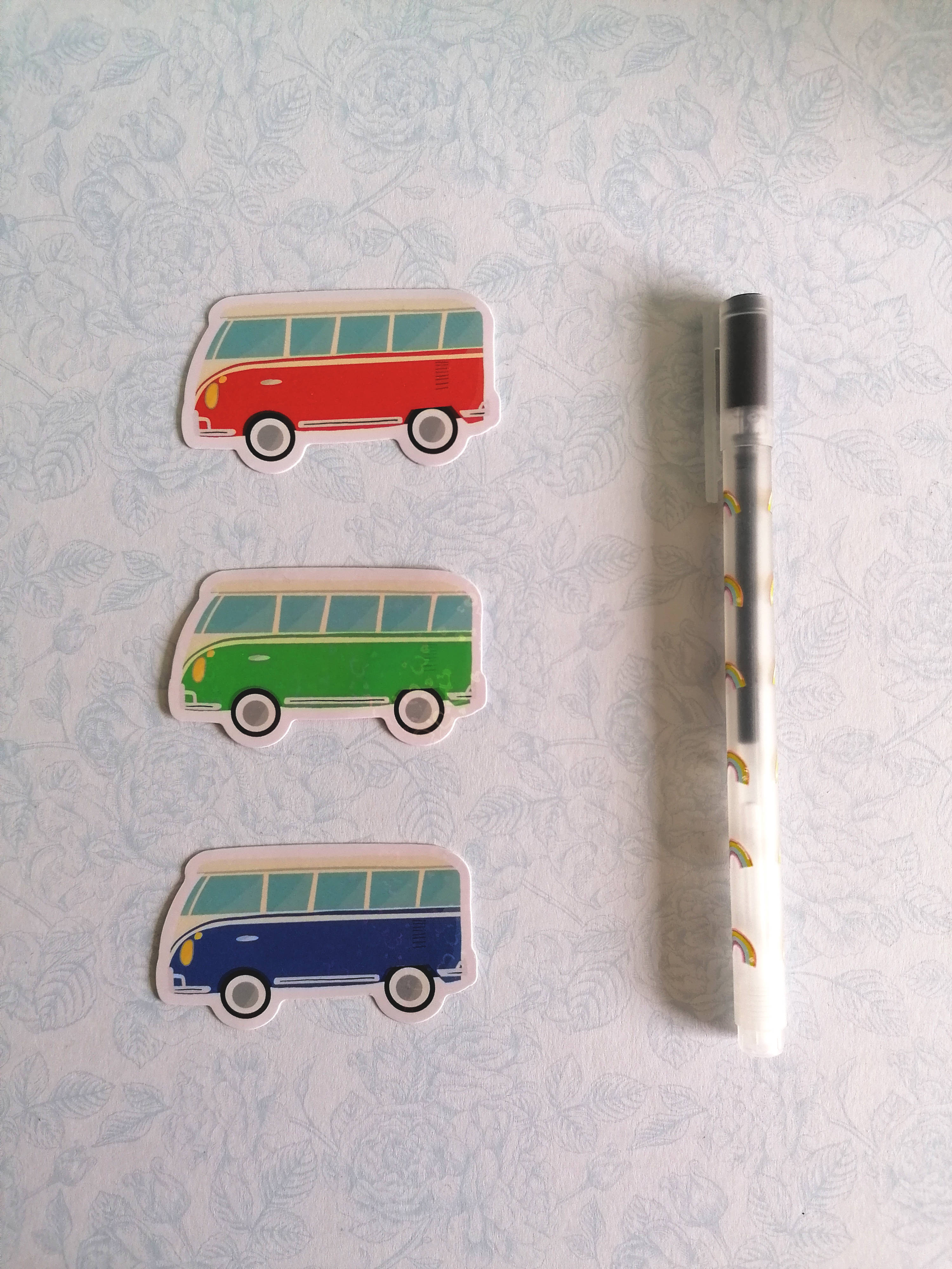 HOLOGRAPHIC Camper Van Sticker pack