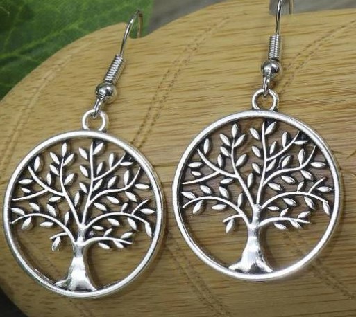 Tree of Life Round Earring