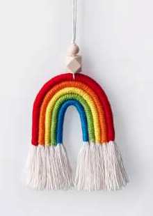 Woven Rainbow Hanger