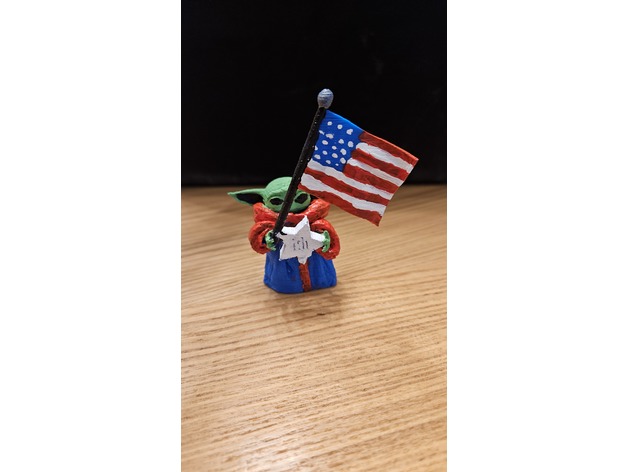 4th of July Baby Yoda