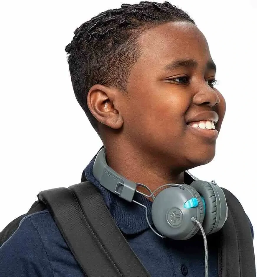 JLab JBuddies Learn Kids Headphones with Boom Mic for Ages 6+