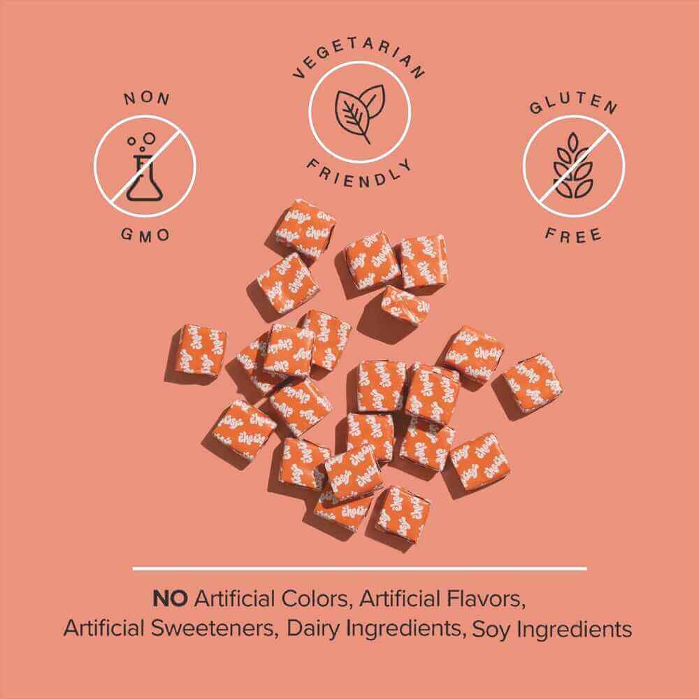 Chewsy Kids Multivitamin Chews 30-count bag in Wild Berry flavor.