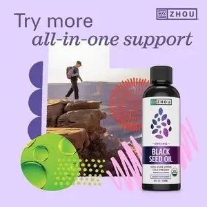 Zhou Black Seed Oil Capsules bottle