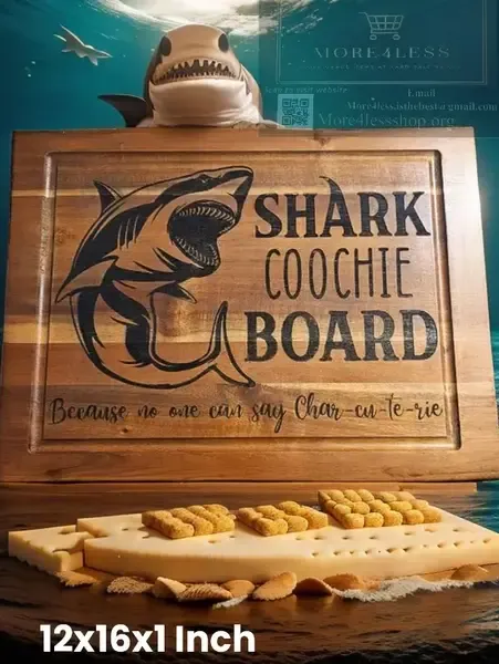 Acacia Wood Cutting Board with Juice Canals Engraved by More4Less