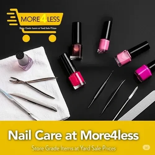 An assortment of vibrant nail care and polish products