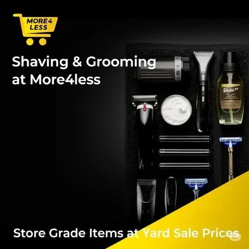 An assortment of high-quality shaving and grooming products