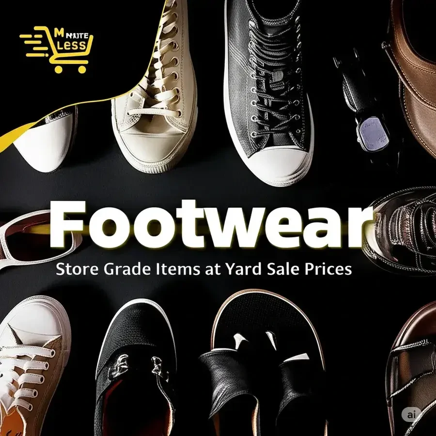 A stylish assortment of footwear including sneakers and boots from More4less