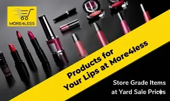 An assortment of lip products like lipstick and lip gloss