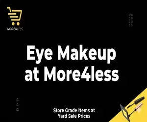 A variety of eye makeup products including mascara and eyeshadow