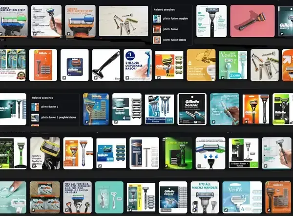 Genuine Gillette Fusion5 razor blade refills pack
