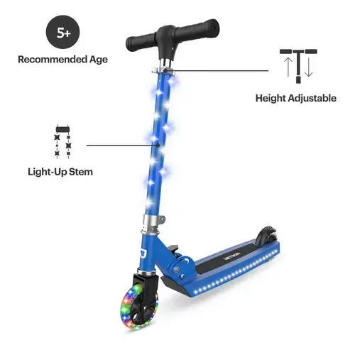 Jetson Jupiter Kids’ Kick Scooter with glowing LED lights