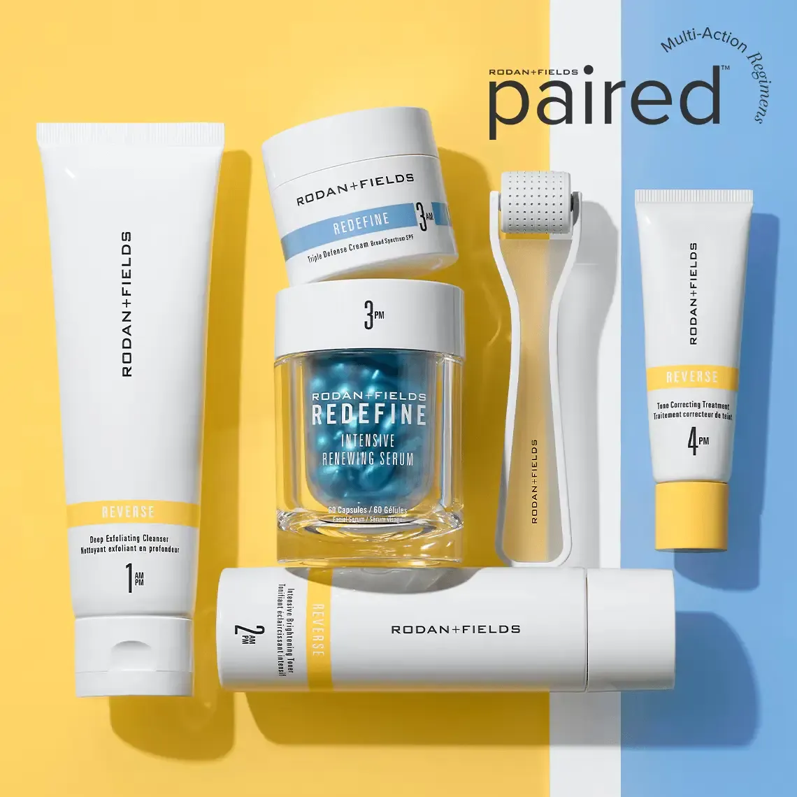 Rodan and Fields Reverse Deep Exfoliating Cleanser in use