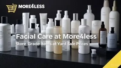 High-quality facial care products available at More4less