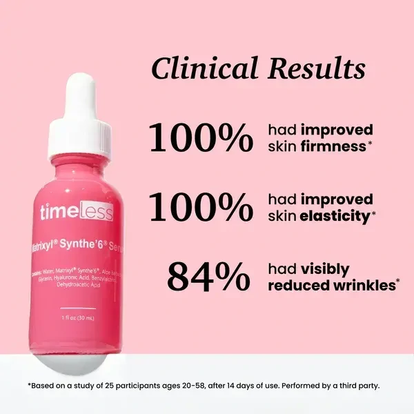 Timeless Matrixyl Synthe'6 Serum bottle close-up