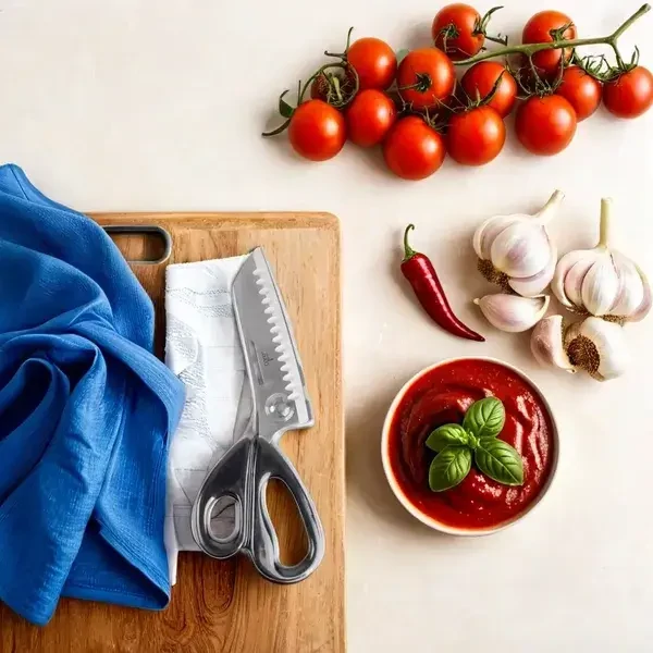 Core Multi-Function Kitchen Shears in use