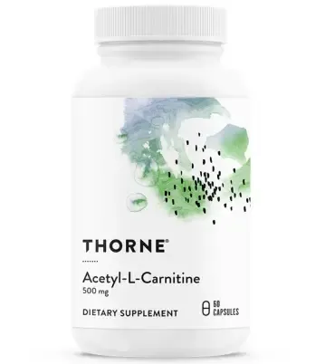 Thorne Research Acetyl-L-Carnitine (60 Capsules) – Cognitive Health Supplement