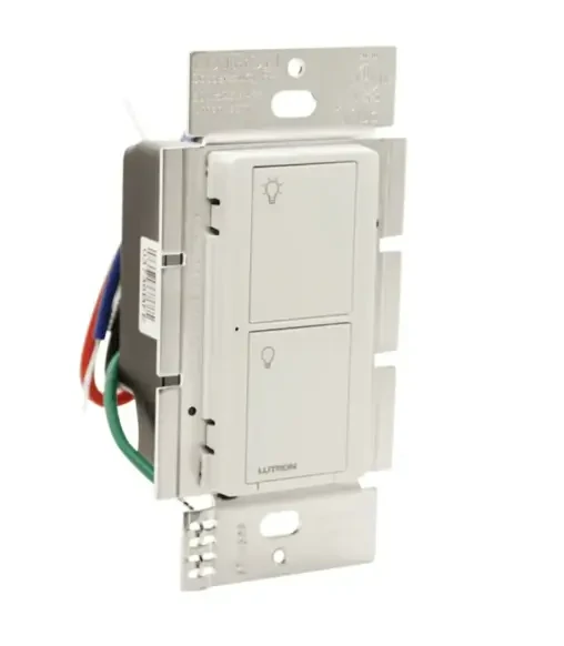 Lutron Caseta Smart Switch 5A White PD-5ANS-WH-R for all bulb types and fans