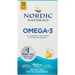 Nordic Naturals Omega-3 Fish Oil Softgels label