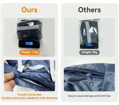 Expandable Folding Carry Bag in use
