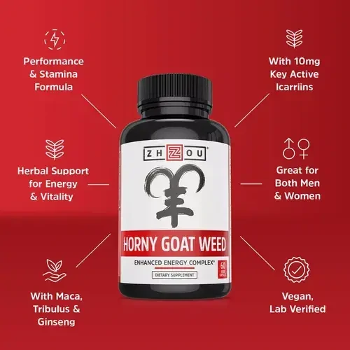 Zhou Horny Goat Weed Capsules bottle