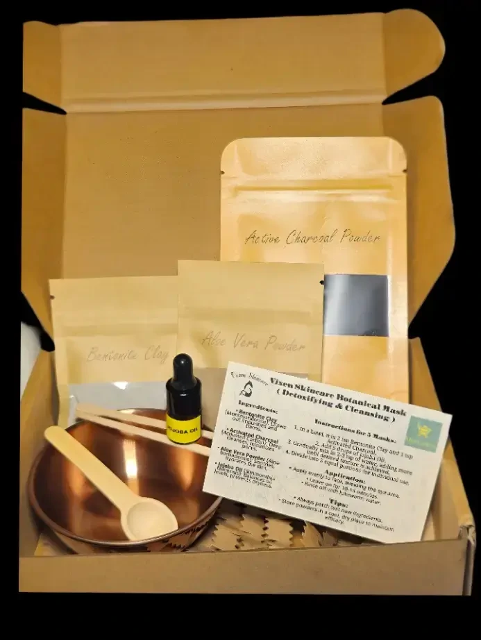 Vixen Skincare DIY Botanical Face Mask Kits
