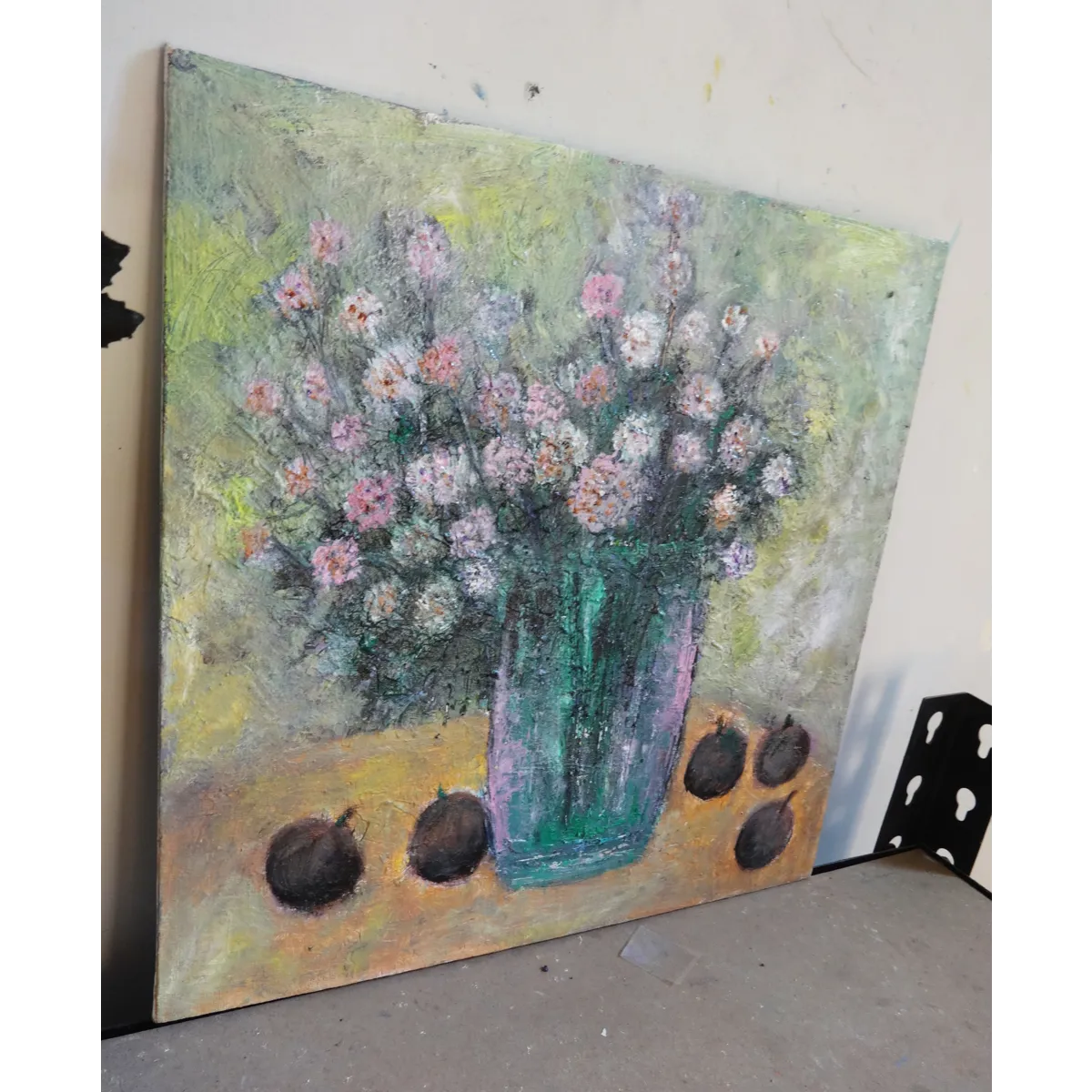 Bloom and Sapodilla Still Life Oil Painting