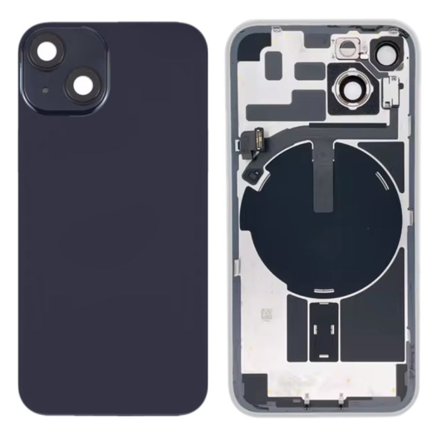 Original iPhone 14 Glass Battery Back Cover with Flash Bracket + Wireless Charging Module by Appleproductsfix.com