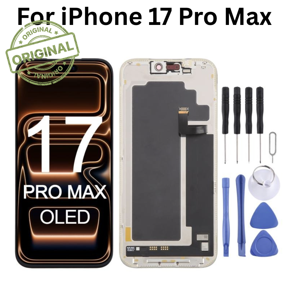 Original Display for Apple iPhone 17 Pro Max - (display glass combo folder) by Appleproductsfix.com