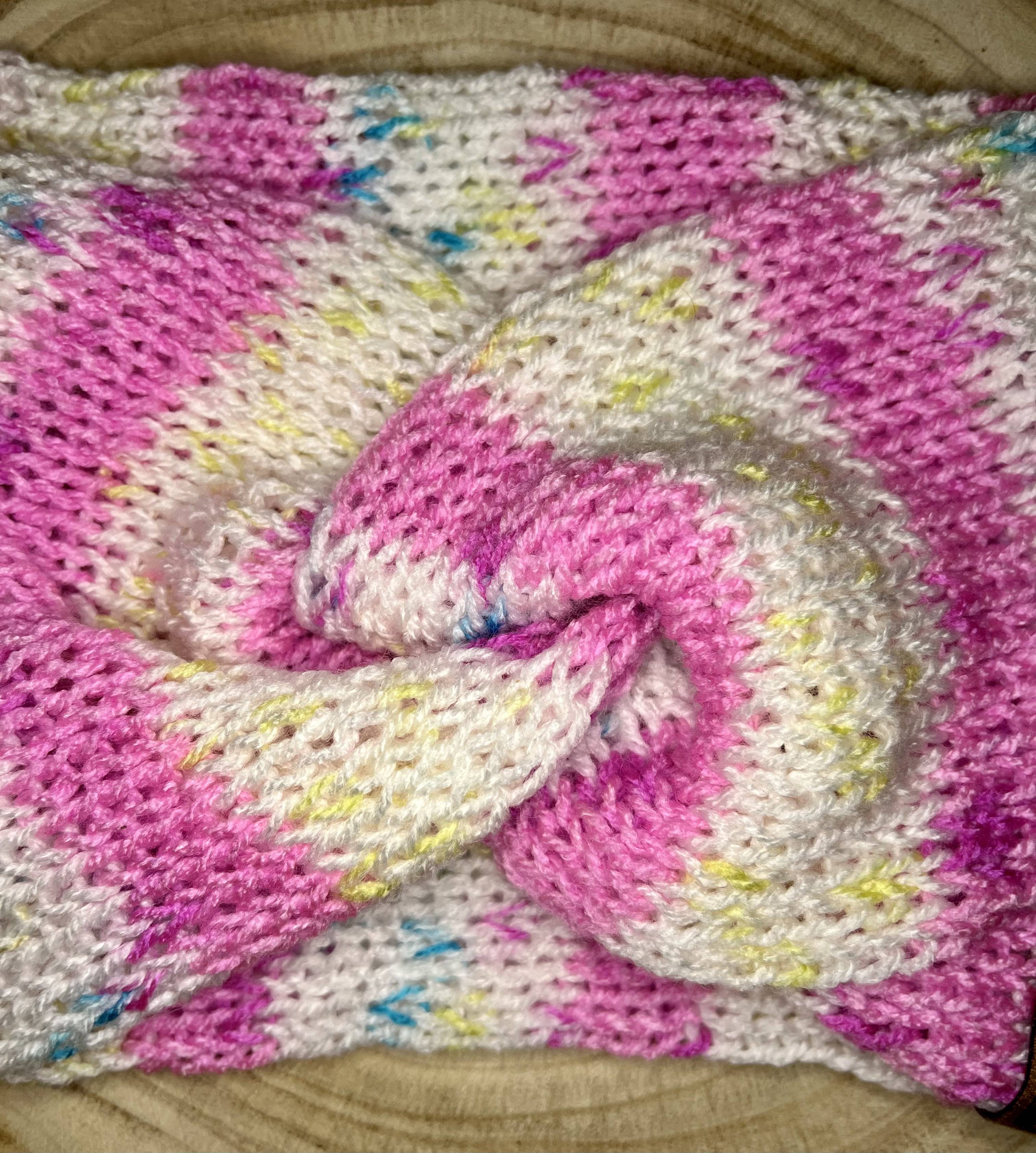 Adult twist ear warmer headband