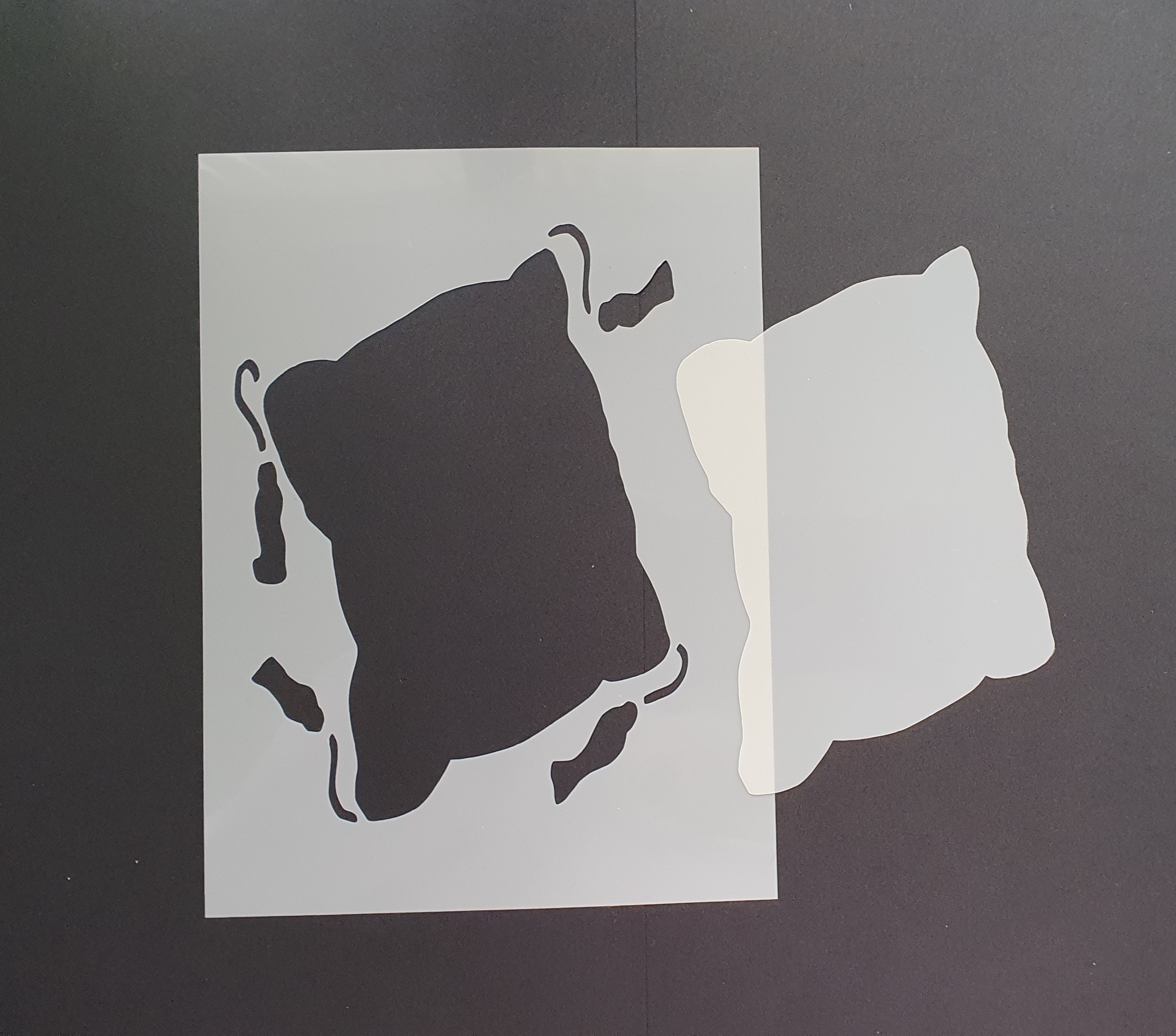 Cosy Cushion – A5 Mylar Stencil & Mask Set by AngieD