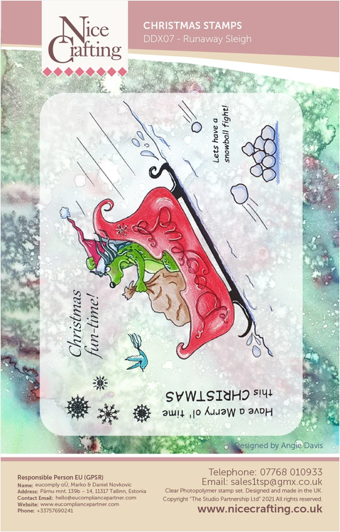 CHRISTMAS STAMPS DDX07 Runaway Sleigh