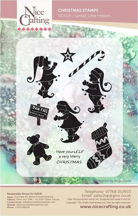 CHRISTMAS STAMPS DDX06 Santa's Little Helpers